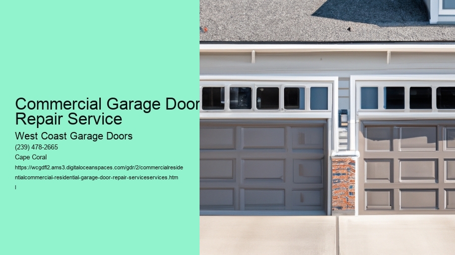 Commercial Garage Door Repair Service