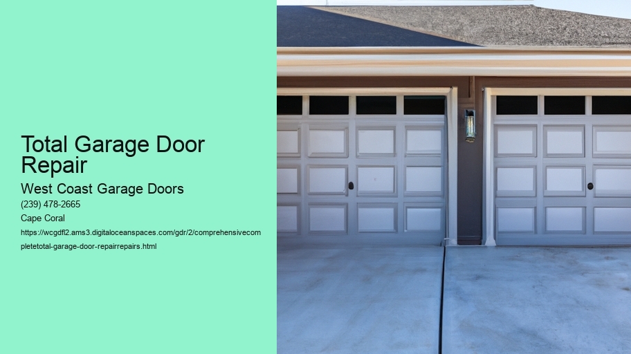 Comprehensive Garage Door Repairs