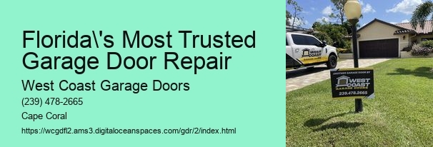 Safety Tips for Garage Door Repair and Maintenance