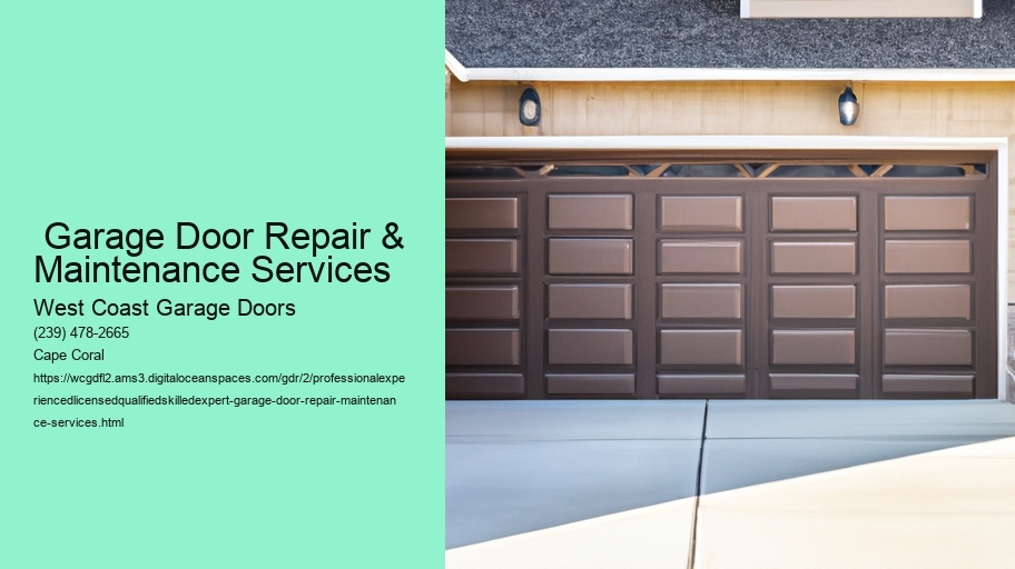 Experienced Garage Door Repair & Maintenance Services